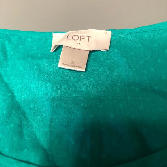 Loft Tank Top Aqua - Picture 4 of 4